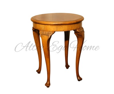 Антикварный столик в стиле Чиппендейл светлого ореха 1910-х гг. 