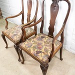Комплект антикварной мебели для сидения в стиле Чиппендейл 1910-х гг.
