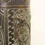 Антикварная подставка для зонтов из латуни 1880-х гг. 