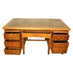 Антикварный двутумбовый письменный стол 1910-х гг. 