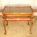 Антикварный чайный столик в стиле Чиппендейл 1930-х гг. 