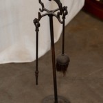Каминный набор на подставке 1850-х гг.