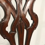 Антикварное кресло в стиле Чиппендейл 1890-х гг. 