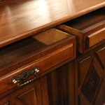 Антикварный буфет с резной балюстрадой 1860-х гг. 