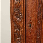 Антикварный французский дубовый шкаф 1860-х гг. 