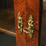 Антикварный книжный шкаф с наборным фасадом дверец 1860-х гг. 