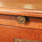 Антикварный буфет с фигурным фасадом 1890-х гг. 