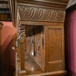 Антикварный шкаф с гермами 1850-х гг. 