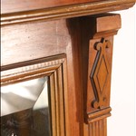 Антикварное настенное зеркало 1890-х гг. 