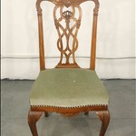 Комплект из 4-х антикварных стульев в стиле Томаса Чиппендейла 1890-х гг. 