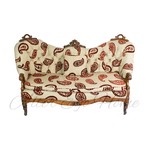 Старинный французский диван из палисандра