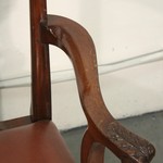 Антикварное кресло в стиле Чиппендейл 1890-х гг. 