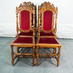 Комплект антикварных стульев в неоренессансном стиле 1870-х гг.