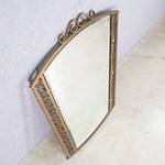 Настенное зеркало в металлической раме 1940-х гг.