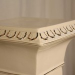 Антикварная тумба-подставка из керамики 1920-х гг. 