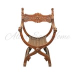 Антикварное курульное кресло 1870-х гг. 