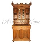 Антикварный буфет с зеркальный вставками 1860-х гг. 