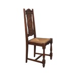 Комплект антикварных стульев из дуба из Франции