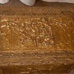 Антикварный сундук из латуни 1900-х гг. 