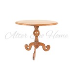 Антикварный чайный столик с круглой столешницей 1850-х гг. 