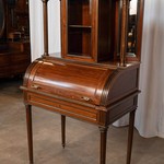 Антикварный секретер с крышкой-цилиндр 1860-х гг. 