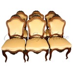 Комплект из 6-ти стульев в стиле неорококо из палисандра 1840-х гг. 