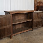 Антикварный дубовый полушкаф с филенчатыми дверцами 1840-х гг. 