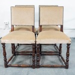 Комплект из 4-х стульев с точеными ножками 1890-х гг.