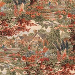 Антикварный каминный экран в восточном стиле 1860-х гг.