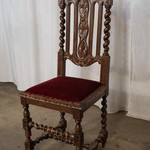 Комплект из 5-ти антикварных стульев со спинкой из сквозной резьбы 1850-х гг. 