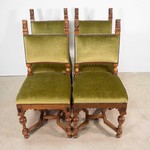 Комплект антикварных стульев в стиле неоренессанс 1870-х гг.