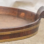Антикварный овальный поднос 1860-х гг. 