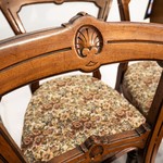 Комплект антикварных стульев в викторианском стиле