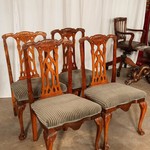 Комплект из 4-х стульев в стиле Чиппендейл 1900-х гг.