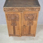 Настенный шкафчик с контррельефными композициями 1900-х гг.