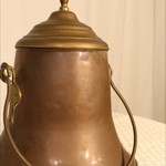 Антикварный зольник из латуни 1850-х гг. 