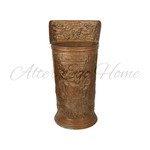 Антикварная подставка для зонтов из меди 1910-х гг. 