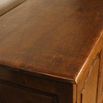 Антикварный дубовый сервант 1800-х гг. 