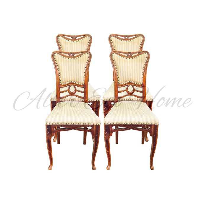 Комплект антикварных стульев в стиле модерн 1890-х гг.