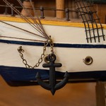 Модель трехмачтового судна 1930-х гг. 