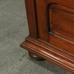 Антикварная скамья с высокой спинкой 1870-х гг. 