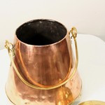 Антикварное декоративное ведро из комбинированного металла 1850-х гг. 