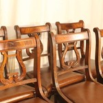 Комплект из 6-ти антикварных стульев в стиле неоклассицизм 1950-х гг. 