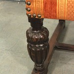 Комплект антикварных стульев с пышными сиденьями 1910-х гг. 