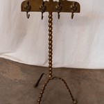 Антикварный набор для камина из латуни 1890-х гг.