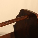 Антикварная дубовая газетница 1960-х гг.