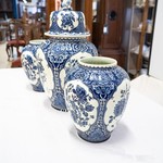 Комплект керамических ваз из Делфта