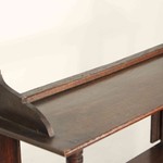 Антикварный навесной шкафчик с зеркальным полотном 1900-х гг. 