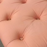 Винтажная скамья с обивкой капитоне 1950-х гг. 