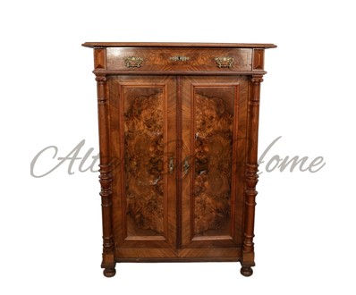 Антикварный полушкаф в стиле бидермейер 1860-х гг. 